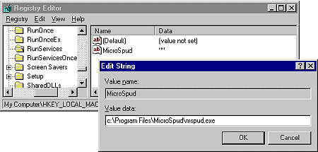 Enter the path to your executable